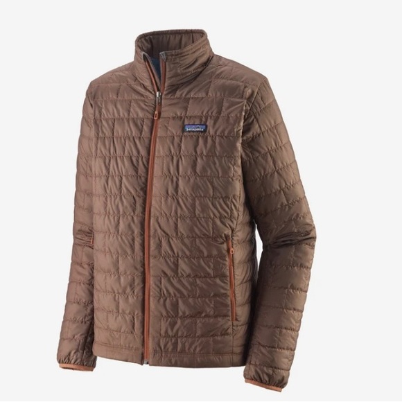 NEW 2022 Patagonia men’s Nano puff jacket XL & L Reg fit cone brown NWT perfect - Picture 2 of 14
